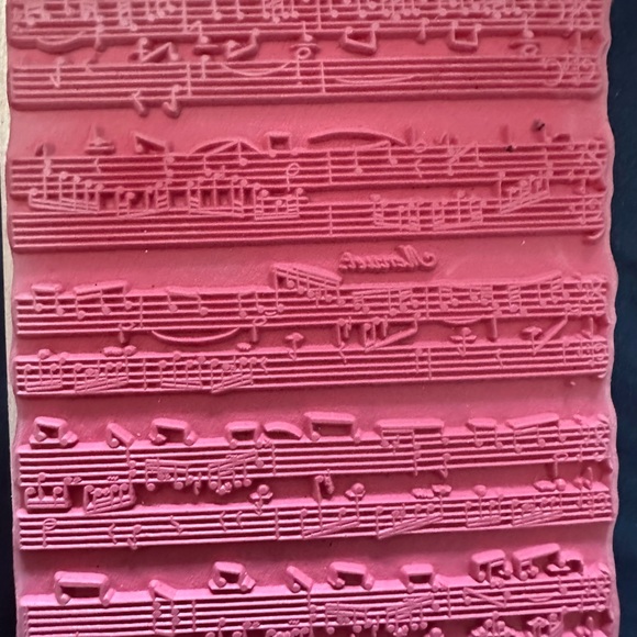 Stampabilities Composer's Dream Rubber Stamp PR1003 Sheet Music 2005 3.75x5in - Picture 2 of 2